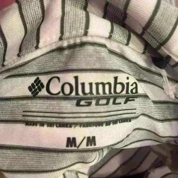 Columbia Men’s Omni-Wick Members Polo in white and black. Medium. NWT. - Picture 3 of 5
